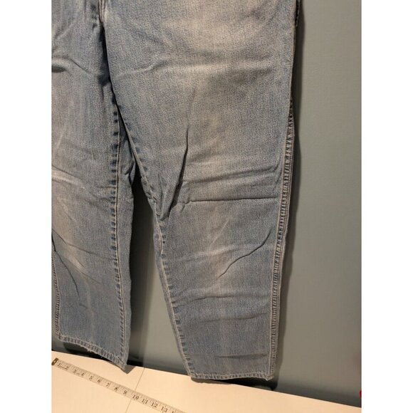 Lands End Jeans Women's Blue Light Wash High Rise Mom Jeans Size 4 - Picture 5 of 12